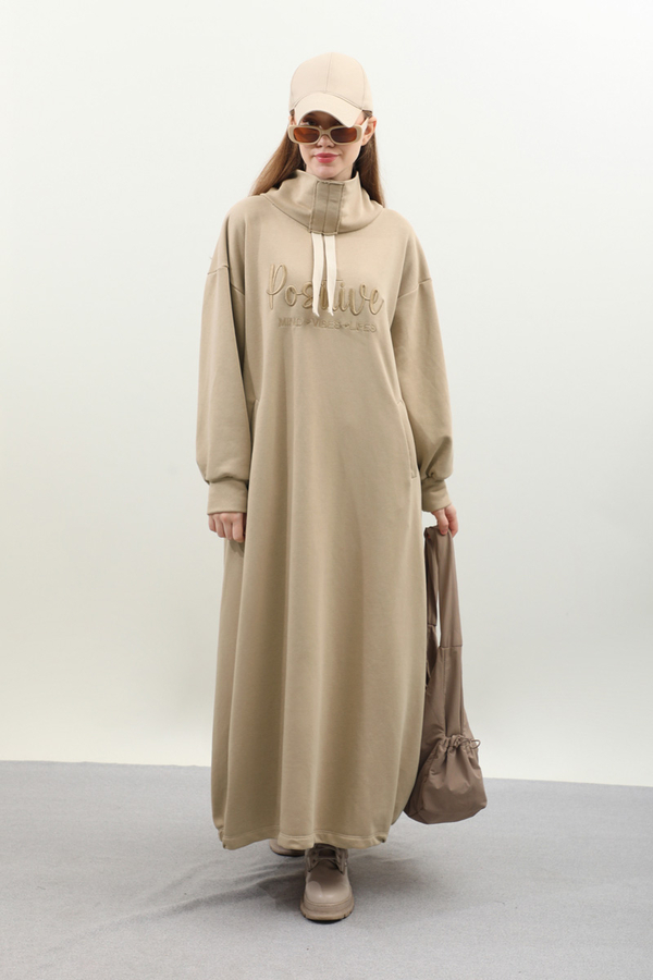 Nakışlı Spor Elbise Taş - 1