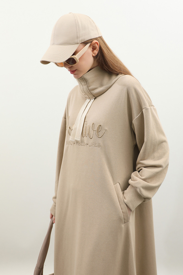 Nakışlı Spor Elbise Taş - 4