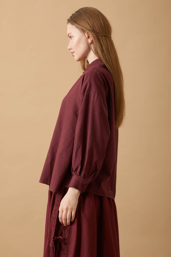 Natural Shirt Burgundy - 6