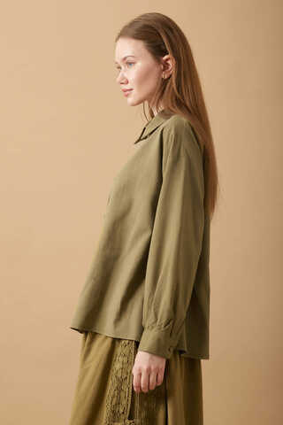 Natural Shirt Khaki - 4