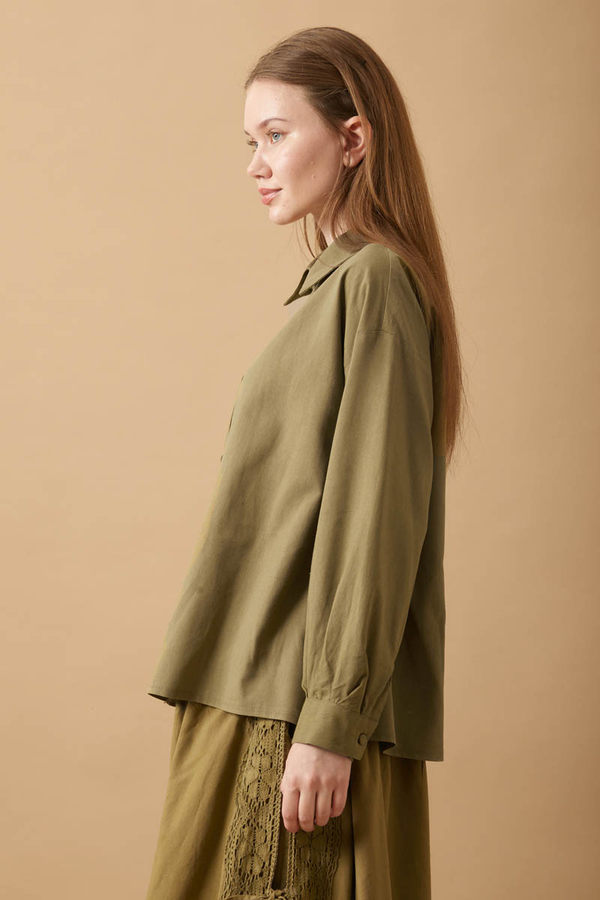 Natural Shirt Khaki - 4