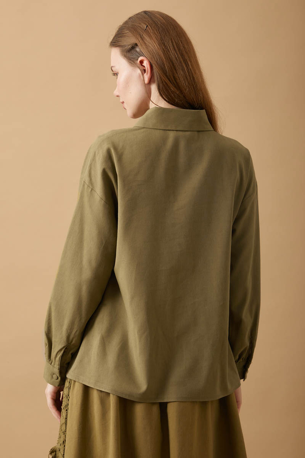 Natural Shirt Khaki - 10