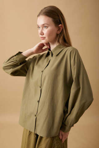 Natural Shirt Khaki - 7