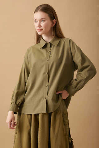 Natural Shirt Khaki - 1