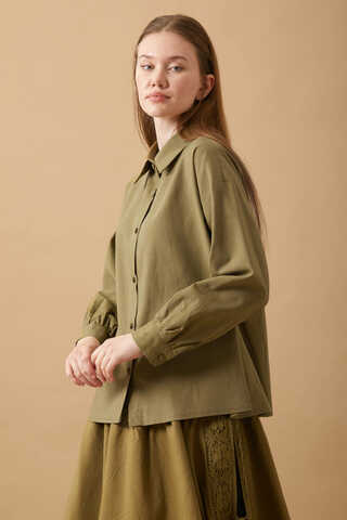 Natural Shirt Khaki - 3