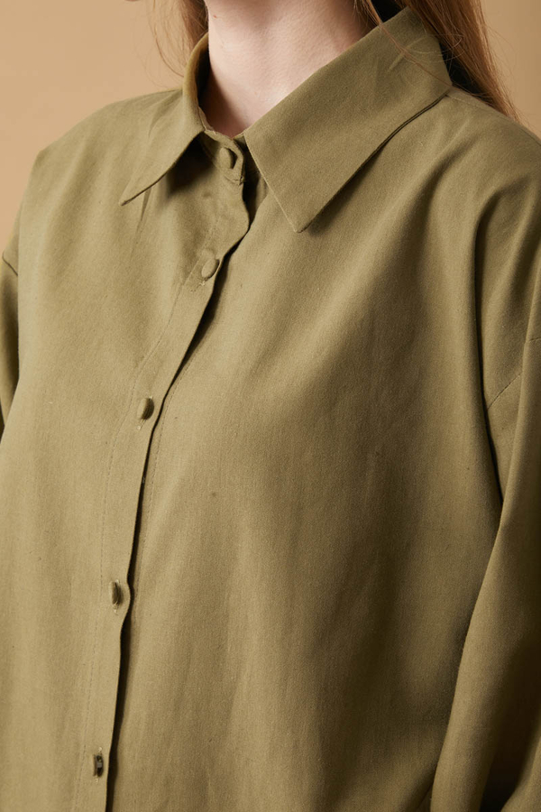 Natural Shirt Khaki - 6