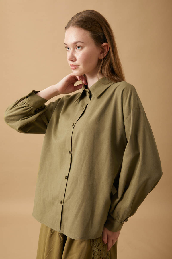 Natural Shirt Khaki - 7