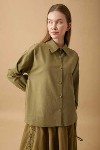Natural Shirt Khaki - 9