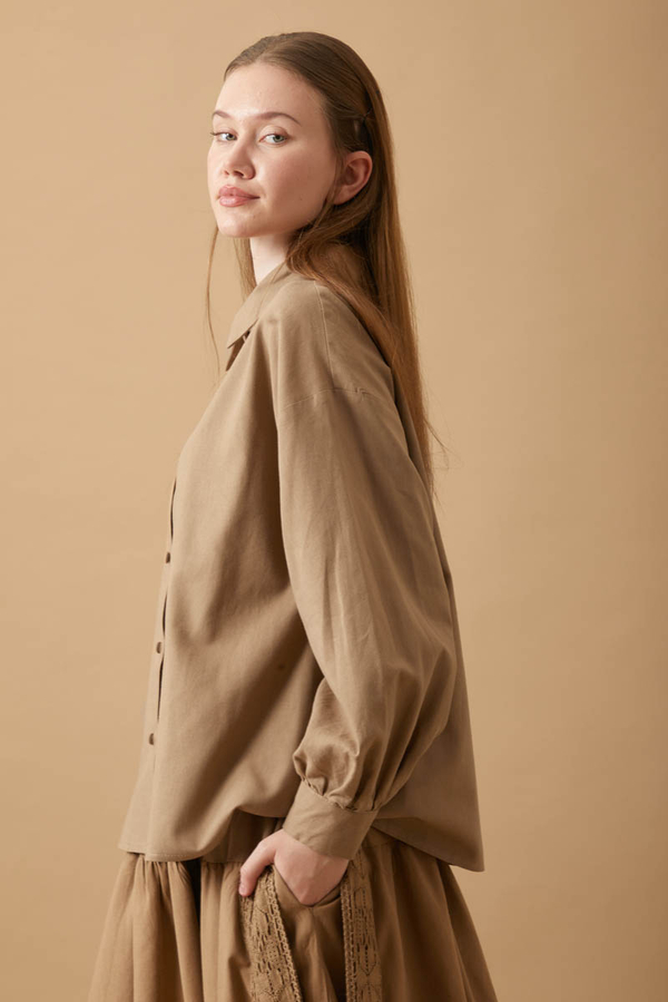 Natural Gömlek Vizon - 6