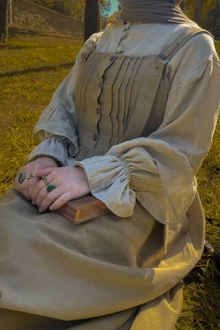 Nervürlü Keten Jile Haki - 2