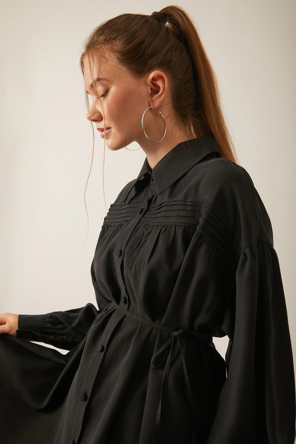 Nervürlü Tensel Takım Siyah - 10