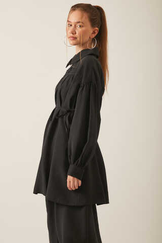 Nervürlü Tensel Takım Siyah - 2