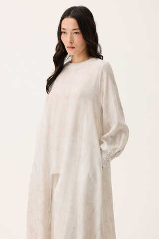 Önü Oval Kesim Takım Beyaz - 13