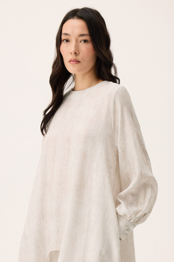 Önü Oval Kesim Takım Beyaz - 3