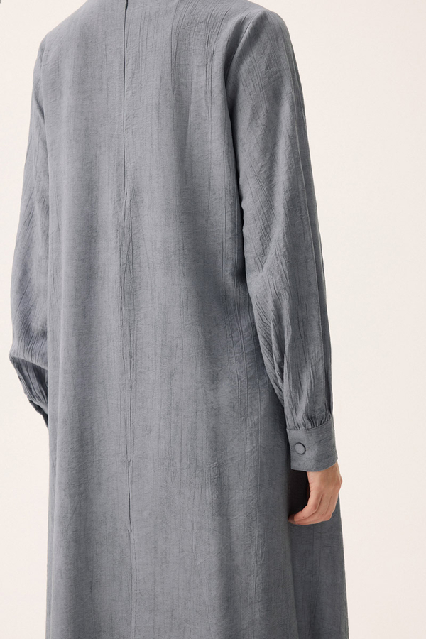 Önü Oval Kesim Takım Gri - 15