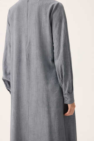 Önü Oval Kesim Takım Gri - 15