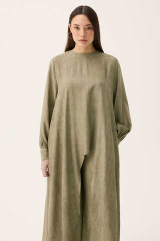 Önü Oval Kesim Takım Haki - 7