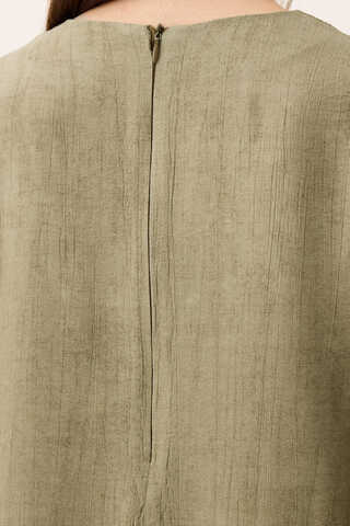 Önü Oval Kesim Takım Haki - 15