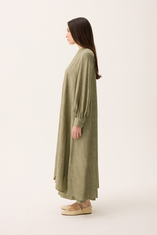 Önü Oval Kesim Takım Haki - 6