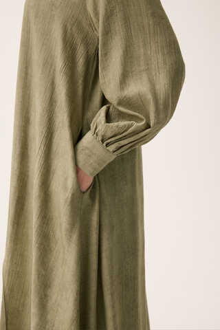 Önü Oval Kesim Takım Haki - 11