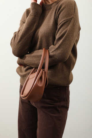 Önü Oval Kısa Kazak Kahverengi - 7