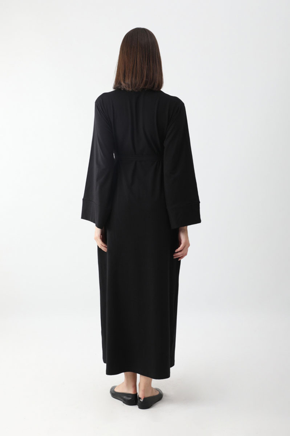 Osmanlı Baskılı Sweat Elbise Siyah - 9