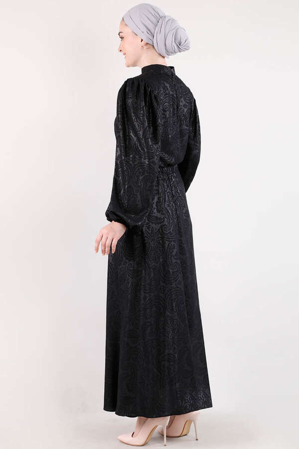Osmanlı Desenli Etek Takım Siyah - 3