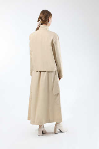 Oval Cepli Ceket Etek Takım Taş - 6