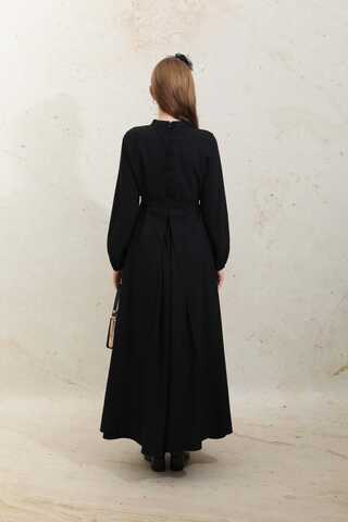 Oval Tunikli Etek Takım Siyah - 6