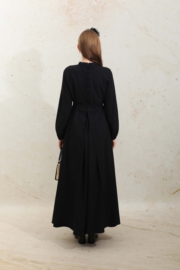 Oval Tunikli Etek Takım Siyah - 6