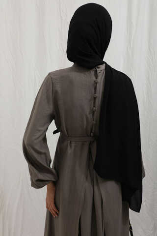 Oval Tunikli Etek Takım Toprak - 16