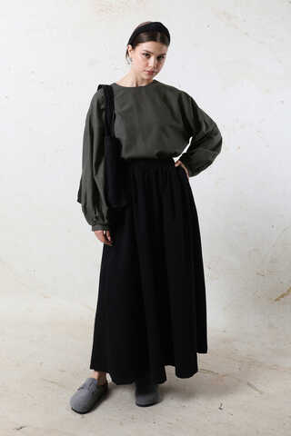 Overisze Keten Tunik Antrasit - 2