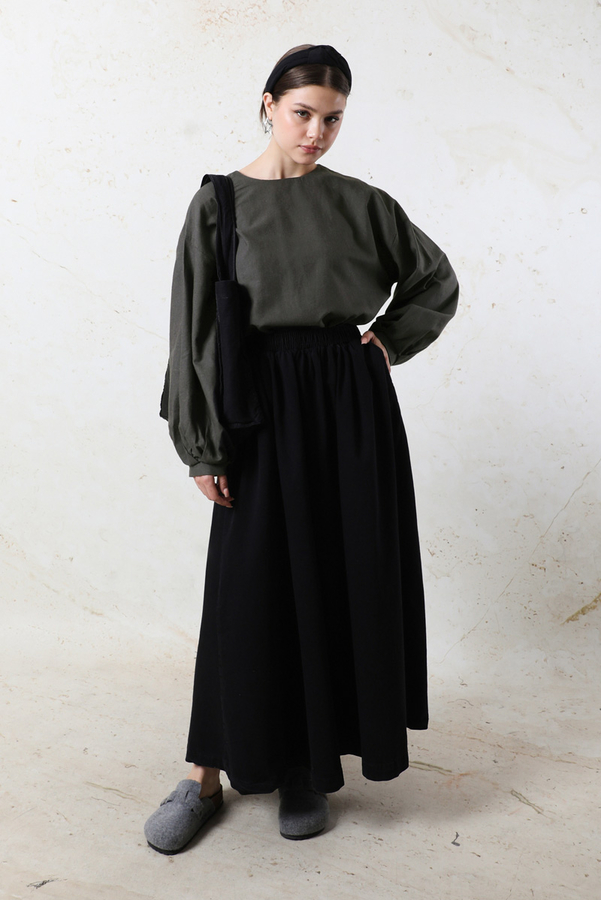 Overisze Keten Tunik Antrasit - 2