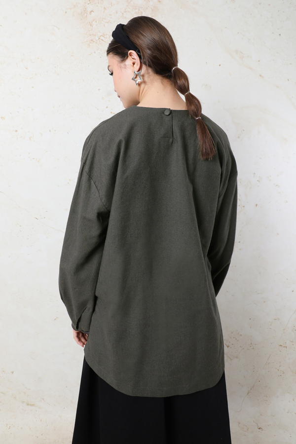 Overisze Keten Tunik Antrasit - 7