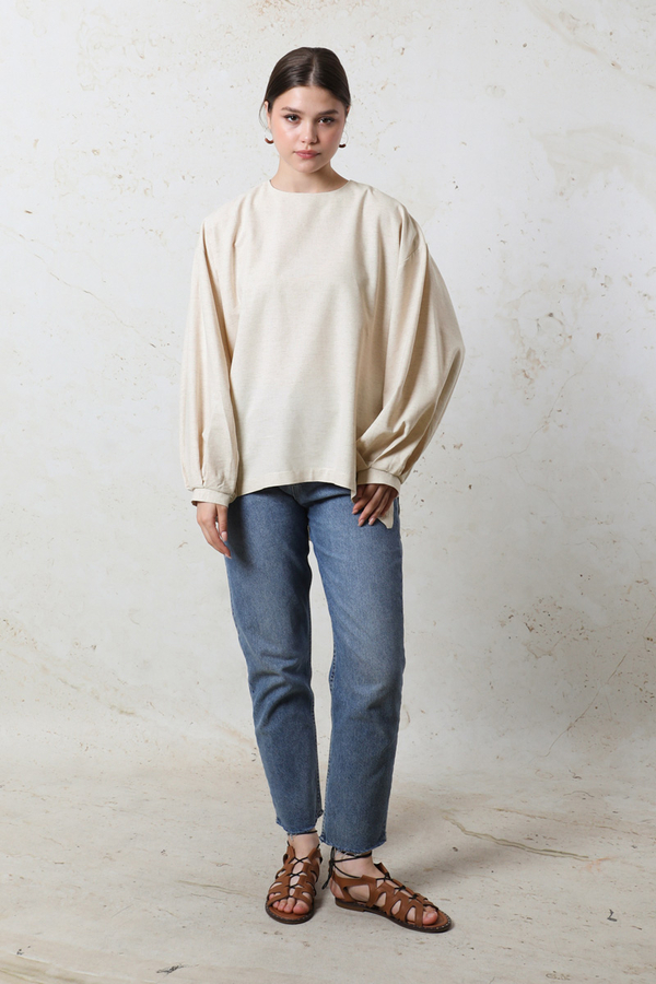 Overisze Keten Tunik Taş - 2