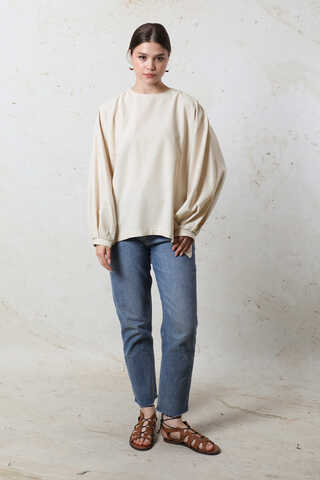 Overisze Keten Tunik Taş - 2