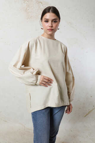 Overisze Keten Tunik Taş - 3