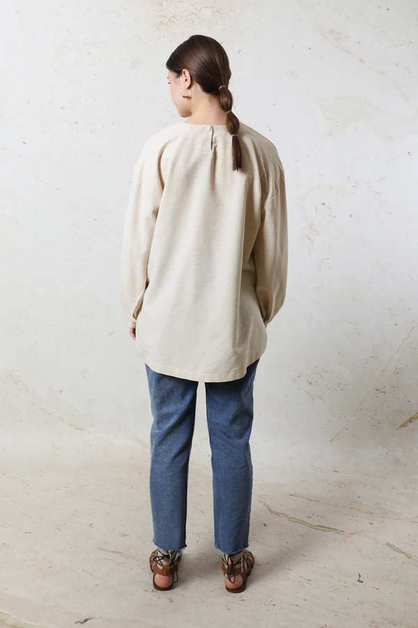 Overisze Keten Tunik Taş - 5