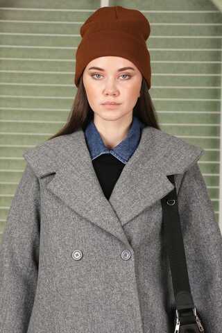 Oversize Cachet Coat Grey - 2