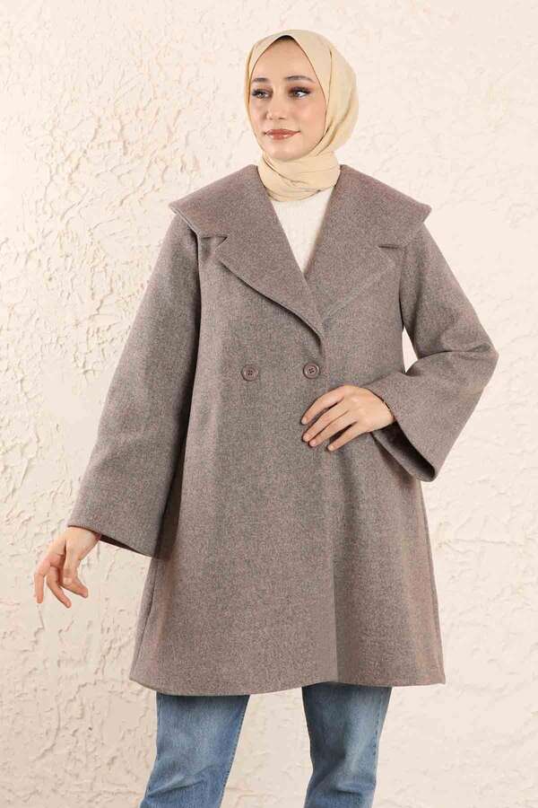 Oversize Cachet Coat Soil - 3