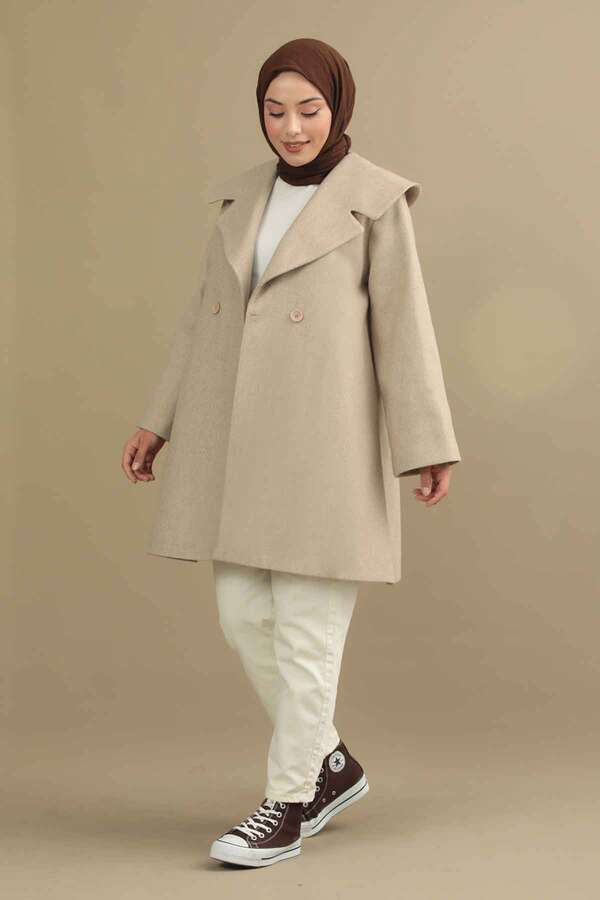 Oversize Cachet Coat Stone - 2