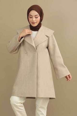 Oversize Cachet Coat Stone - 3