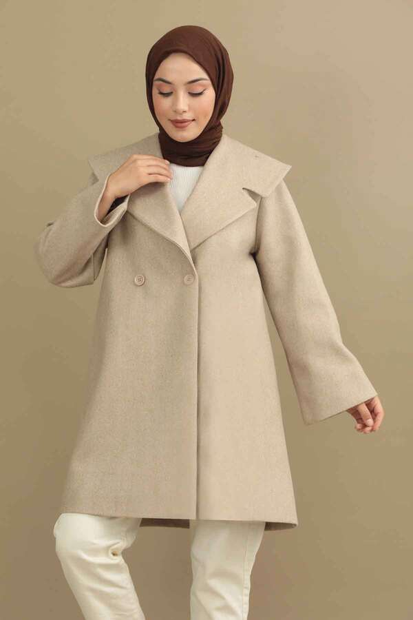 Oversize Cachet Coat Stone - 3