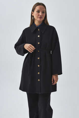 Oversize Denim Shirt Black - 9