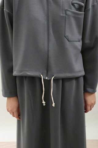 Oversize Etekli Spor Takım Antrasit - 4