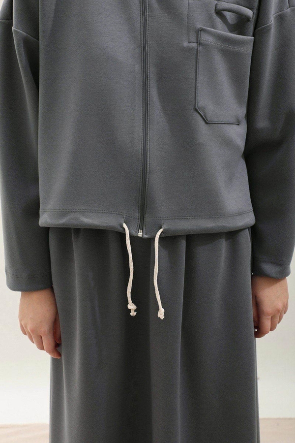 Oversize Etekli Spor Takım Antrasit - 4