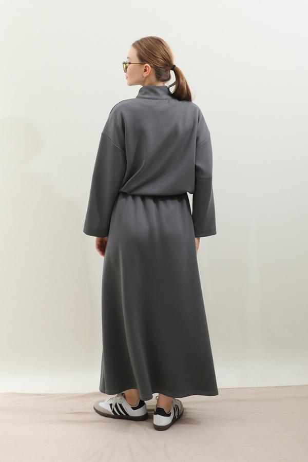 Oversize Etekli Spor Takım Antrasit - 9