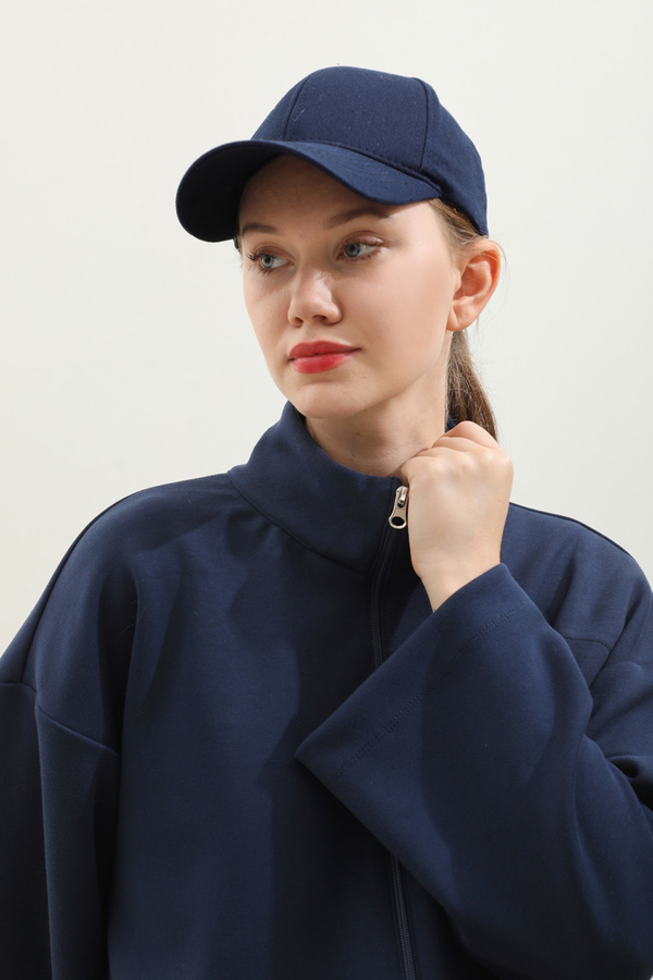 Oversize Etekli Spor Takım Lacivert - 9