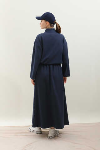 Oversize Etekli Spor Takım Lacivert - 11