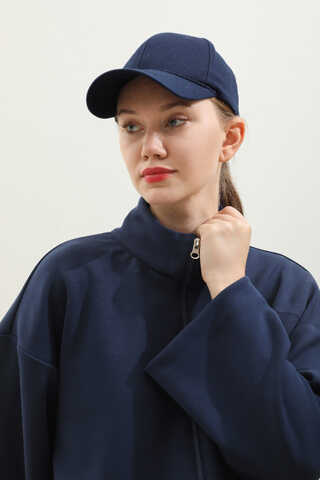 Oversize Etekli Spor Takım Lacivert - 9